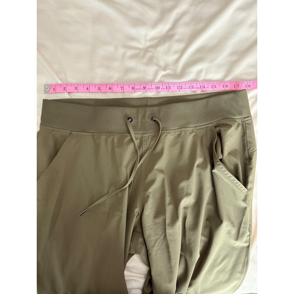 Utopia by Hue Womens XL Olive Green Drawstring Jogger Pants Stretch Activewear - Picture 7 of 8
